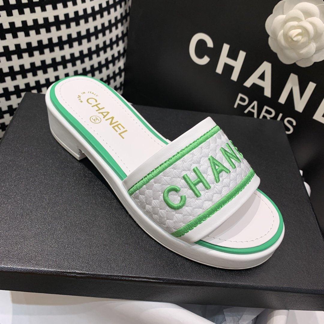 Sandals by Chanel - product photo shown in the listing for this item.