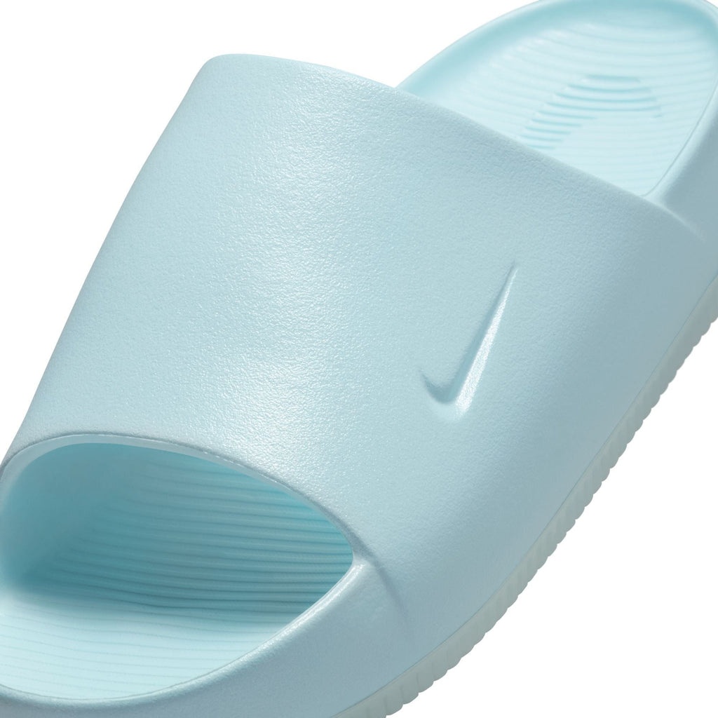 Women's Nike Calm SE Slides - Glacier Blue - product image from the listing.