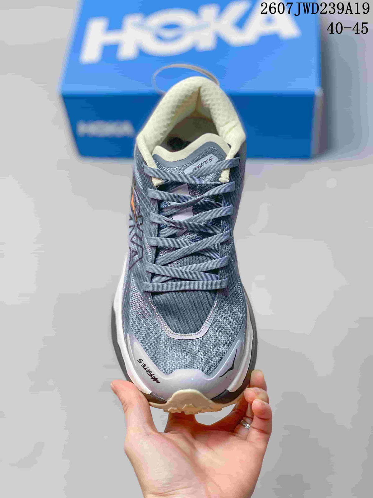HOKA Rocket X 3 Low-Top Running Shoes in Gray - product image from the listing.