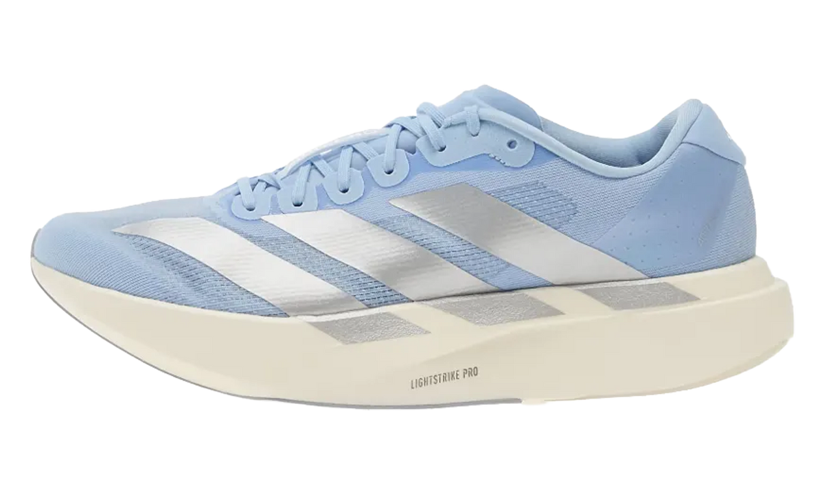 Women's Adizero Evo SL "Glow Blue" JS4453 - product image from the listing.