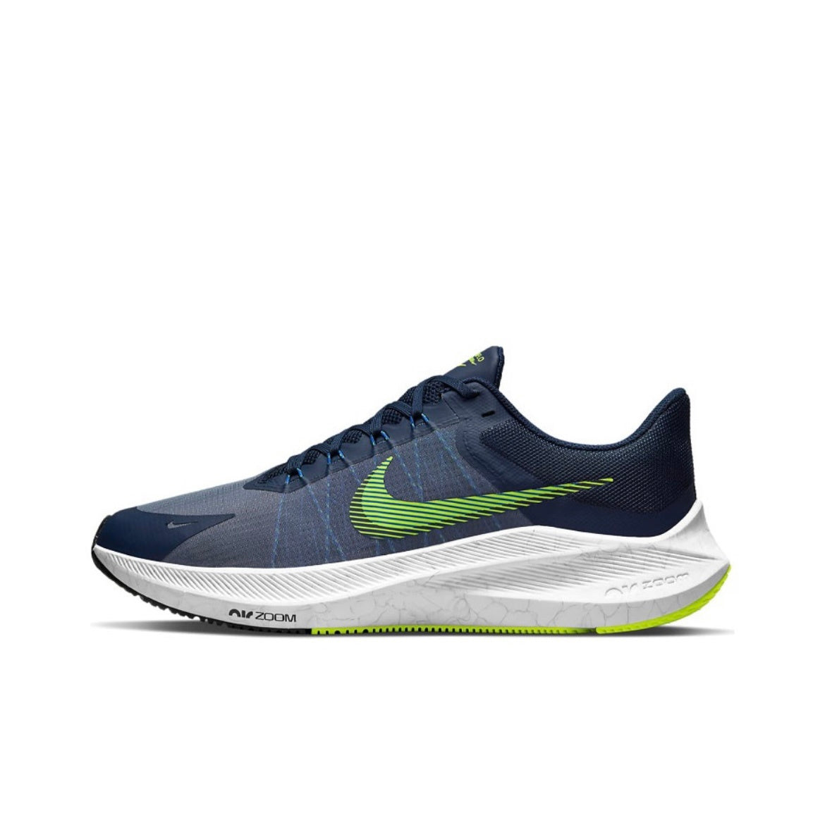 Nike Zoom Winflo 8 Running Shoes in Midnight Navy CW3419-401 - product image from the listing.