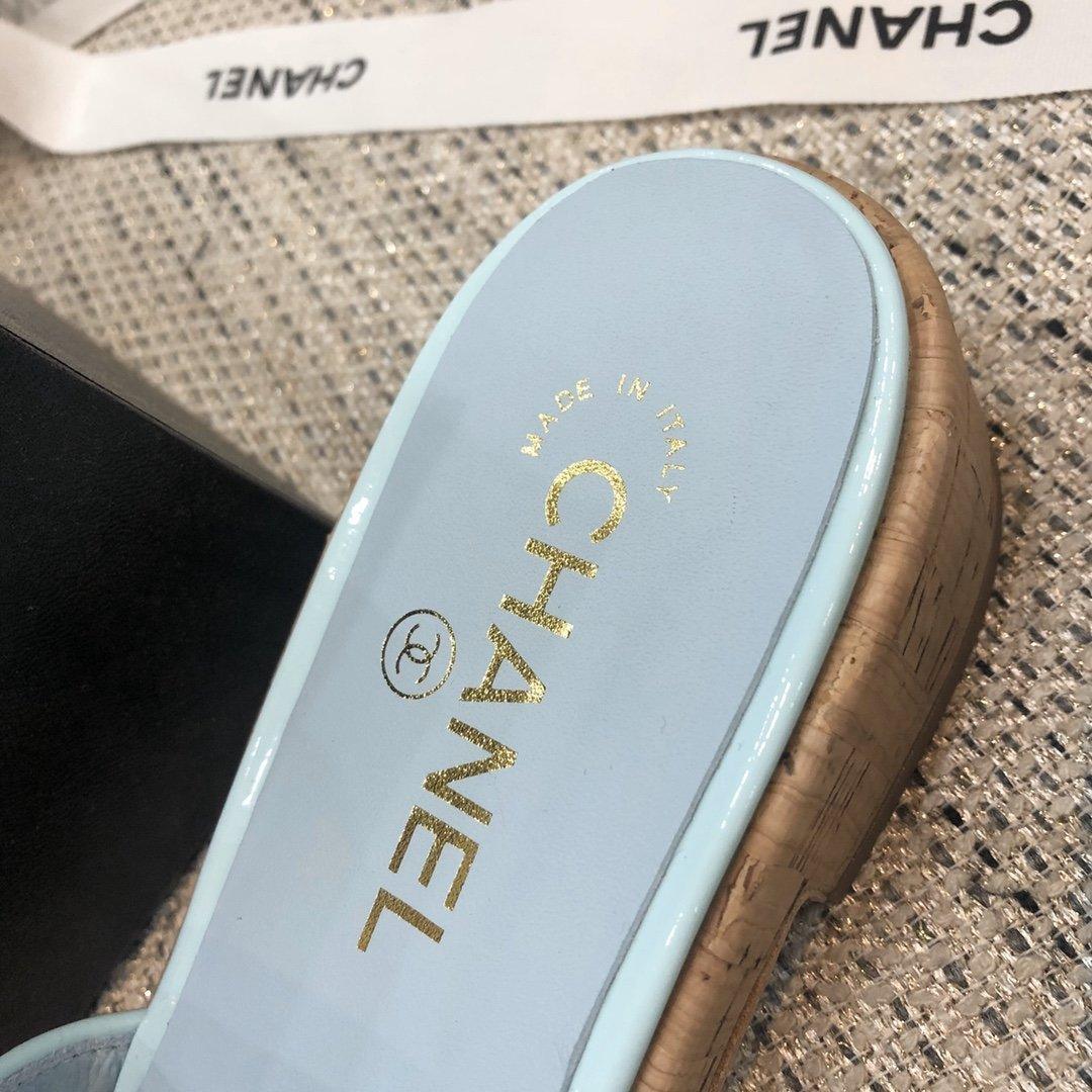 Sandals by Chanel - product photo shown in the listing for this item.