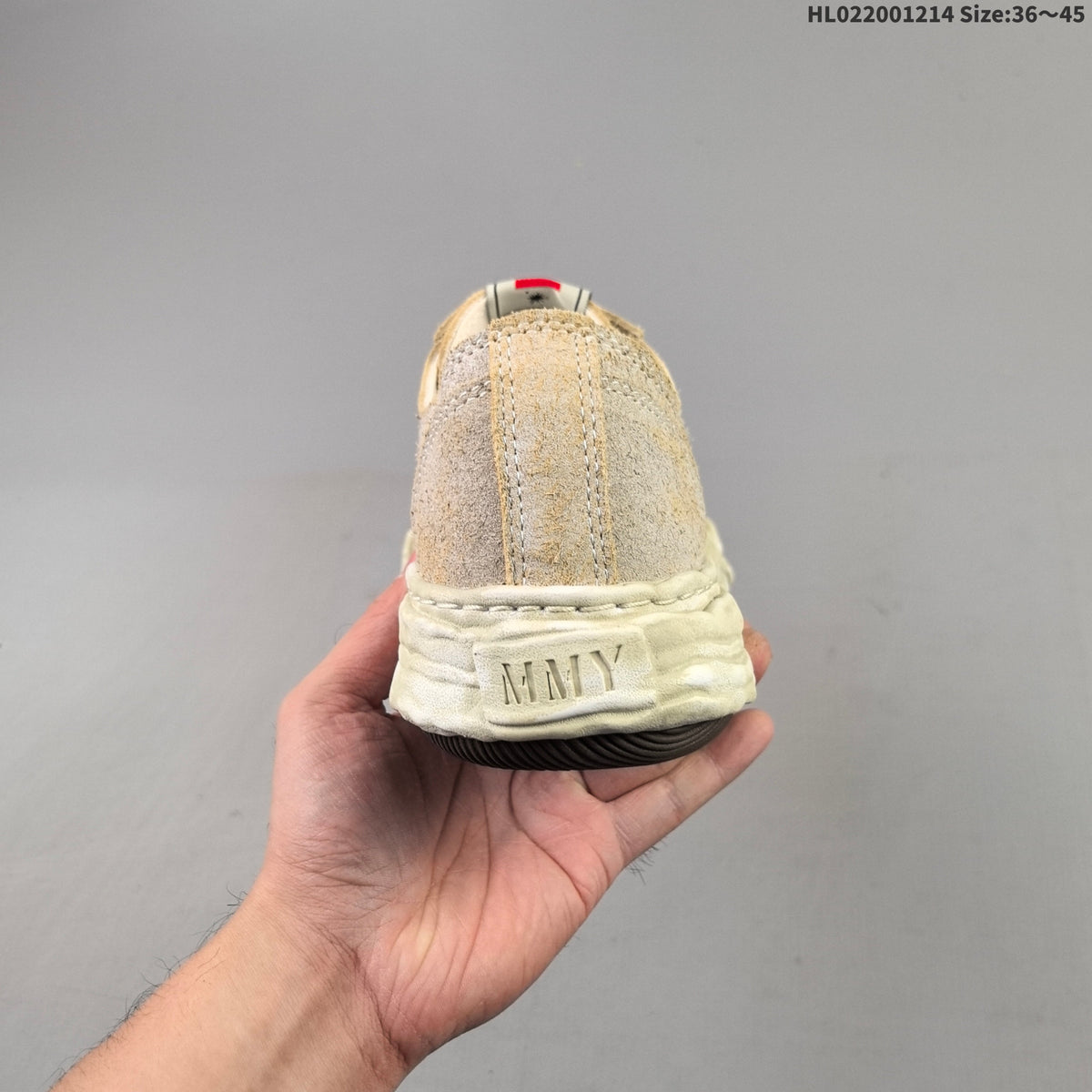 Maison Mihara Yasuhiro Original Sole Low Sneakers, in Beige - product image from the listing.