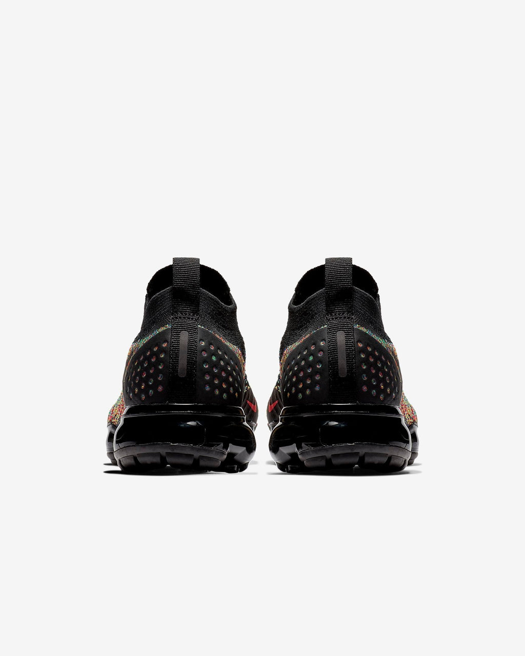 Nike Air VaporMax Flyknit 2 Sneakers in Black Multicolor 942842-015 - product image from the listing.