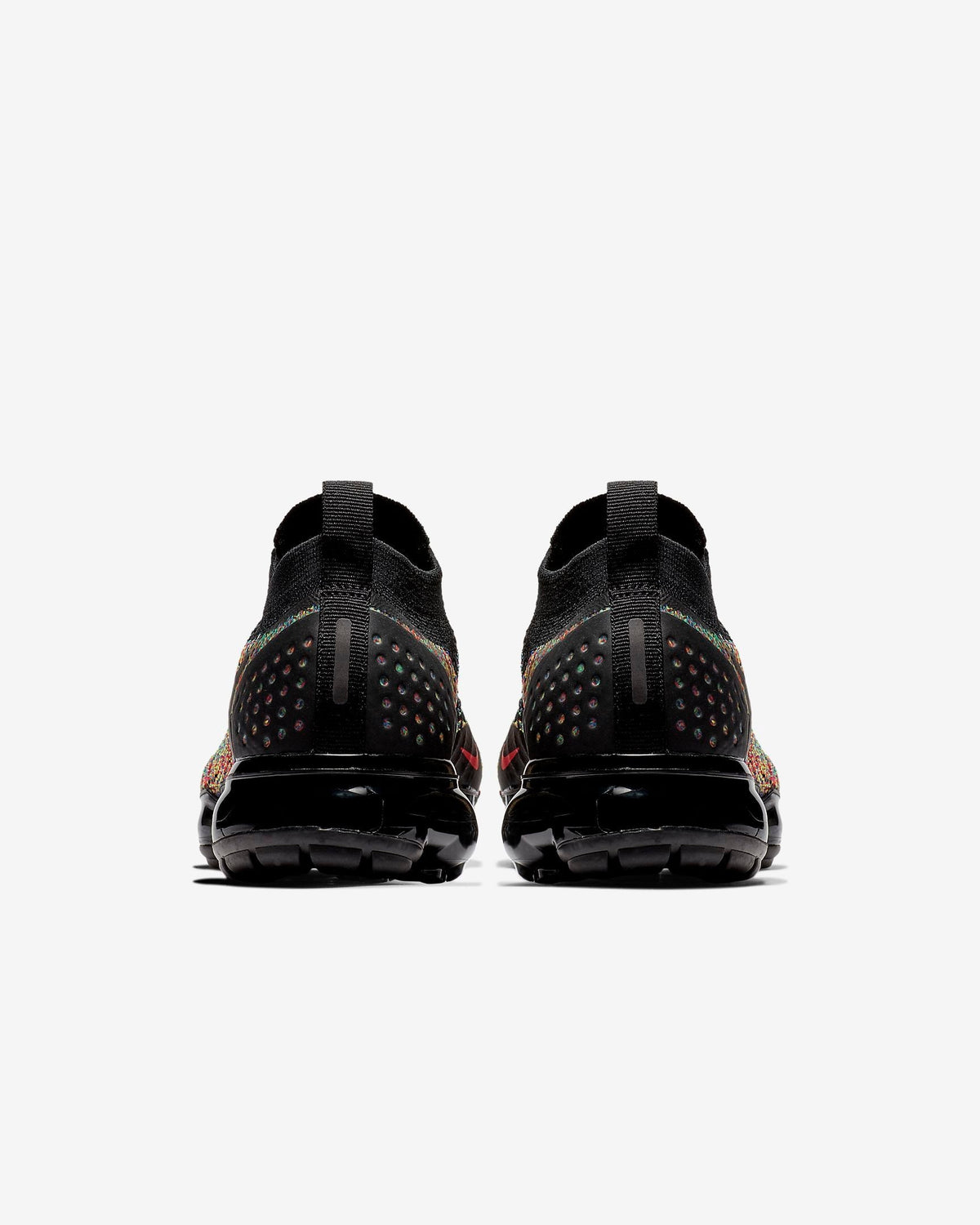 Nike Air VaporMax Flyknit 2 Sneakers in Black Multicolor 942842-015 - product image from the listing.