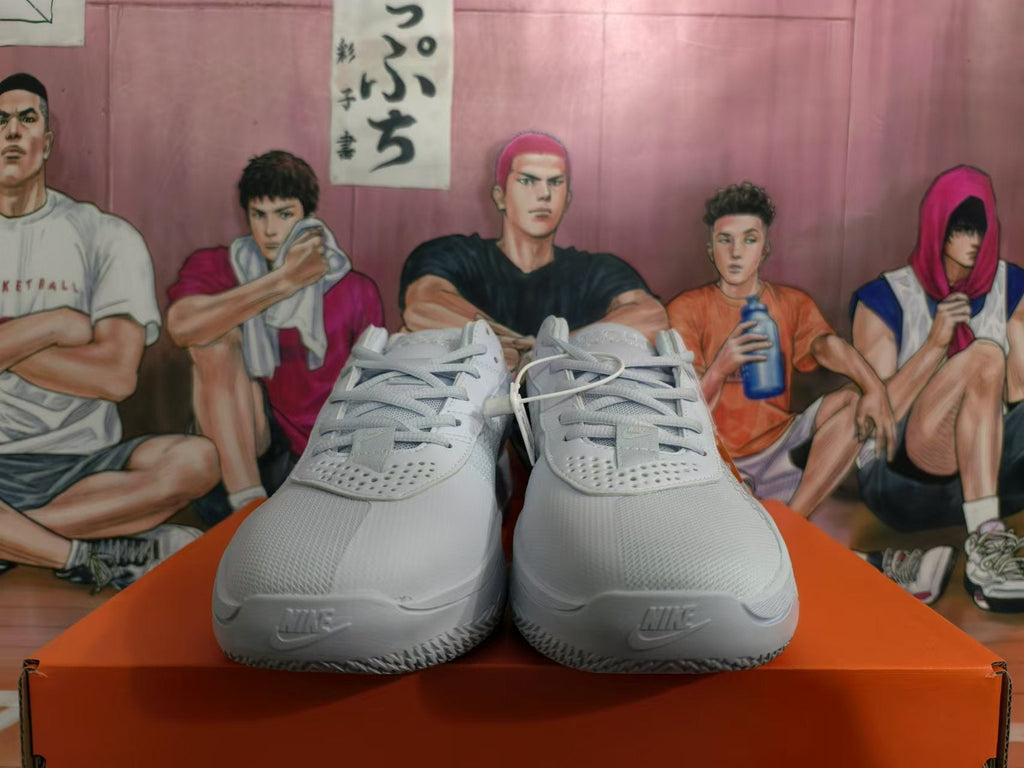 Nike Zoom 101 Basketball Shoes in White - product image from the listing.