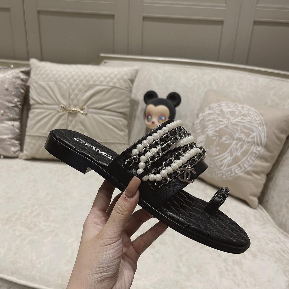 Sandals by Chanel - product photo shown in the listing for this item.