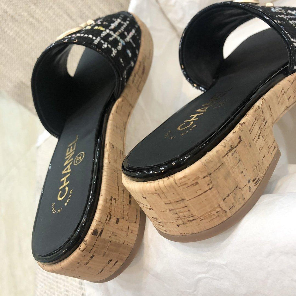 Sandals by Chanel - product photo shown in the listing for this item.