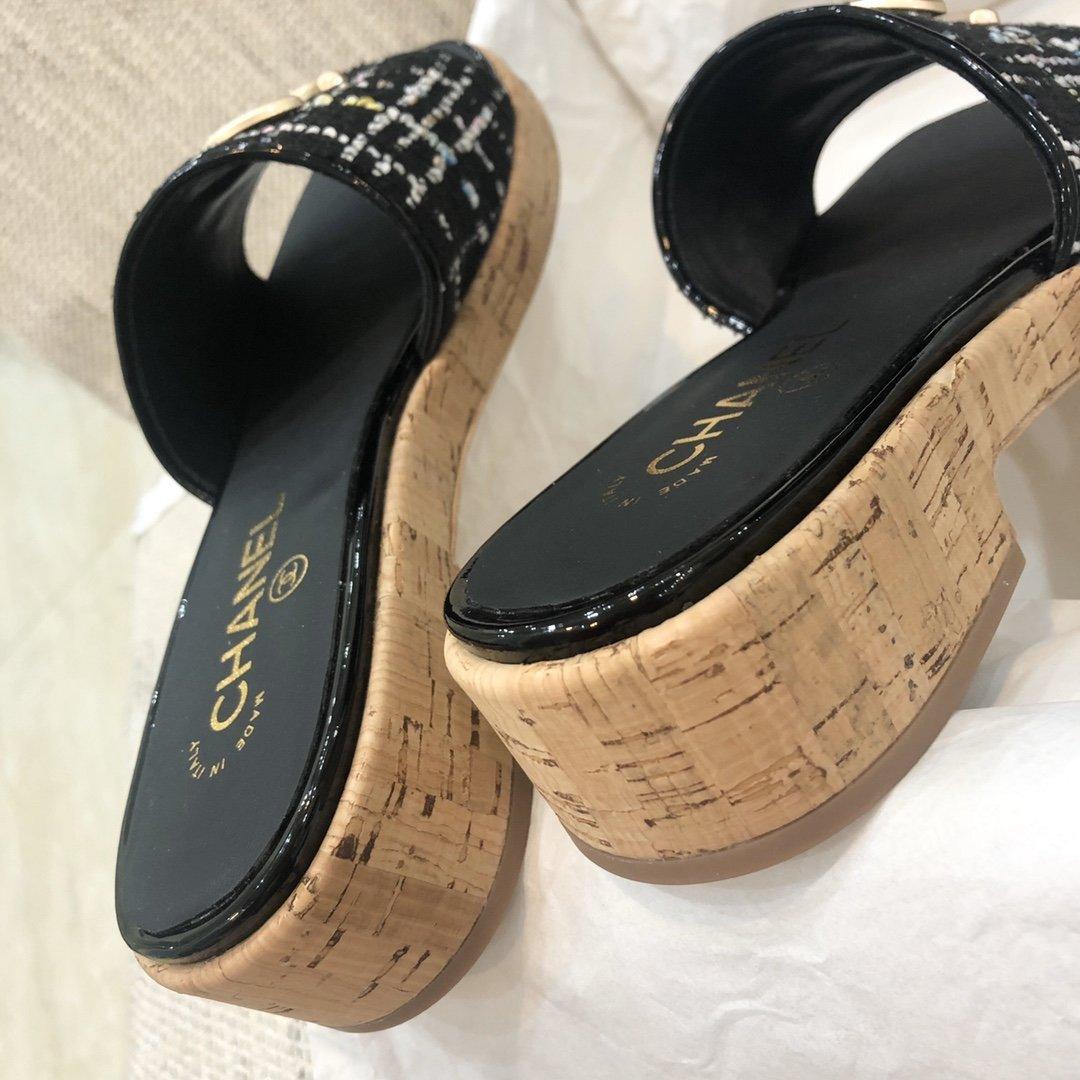 Sandals by Chanel - product photo shown in the listing for this item.