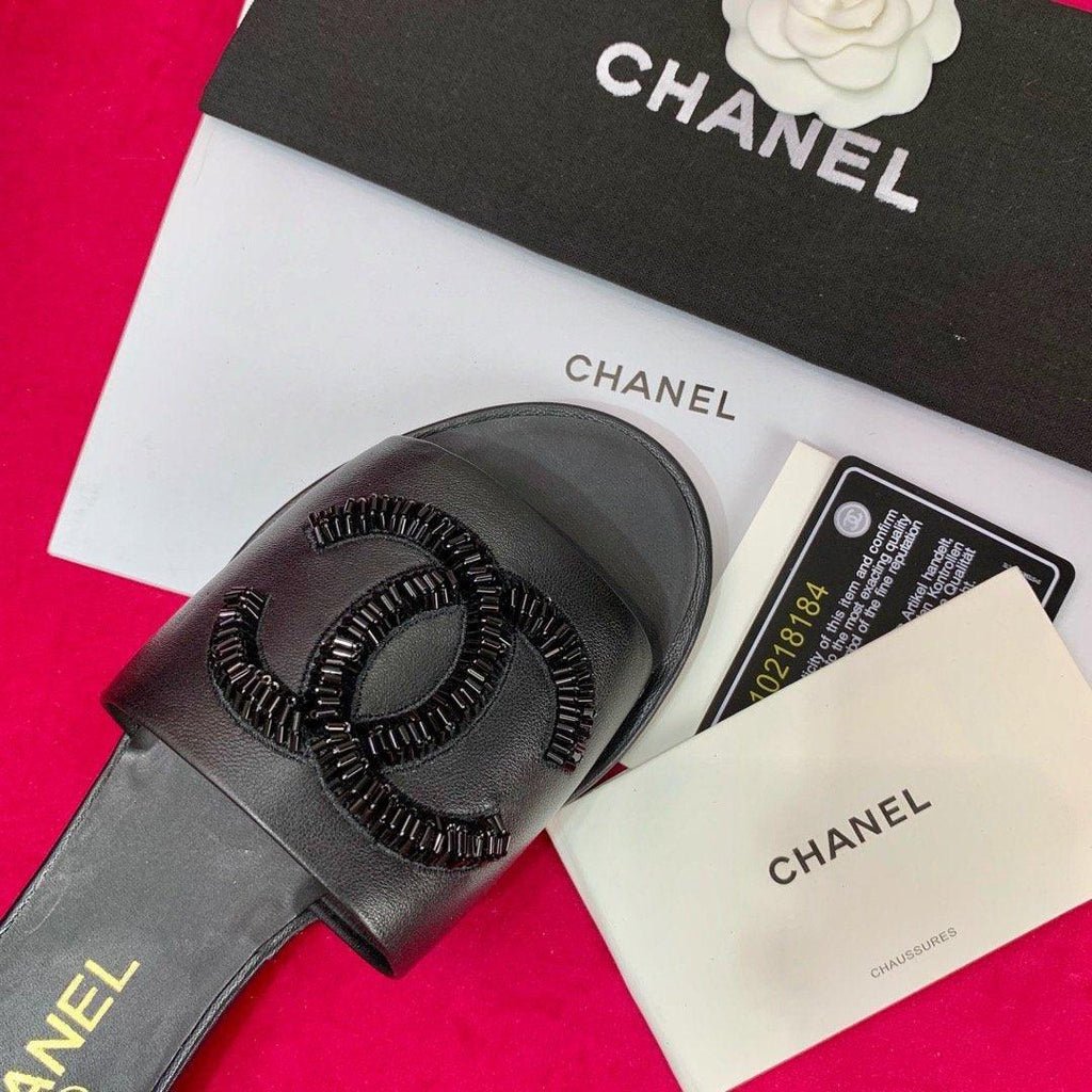 Sandals by Chanel - product photo shown in the listing for this item.