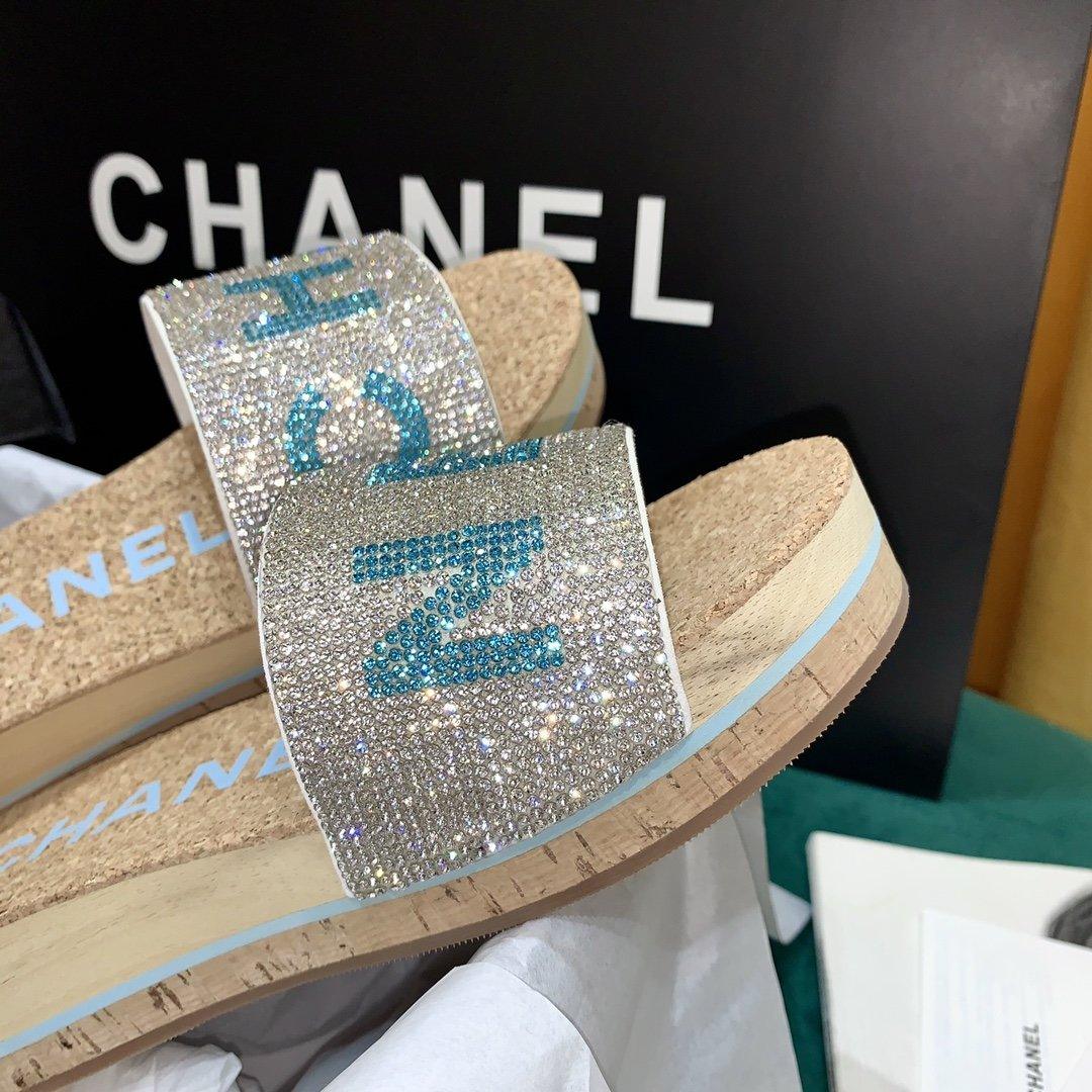 Sandals by Chanel - product photo shown in the listing for this item.