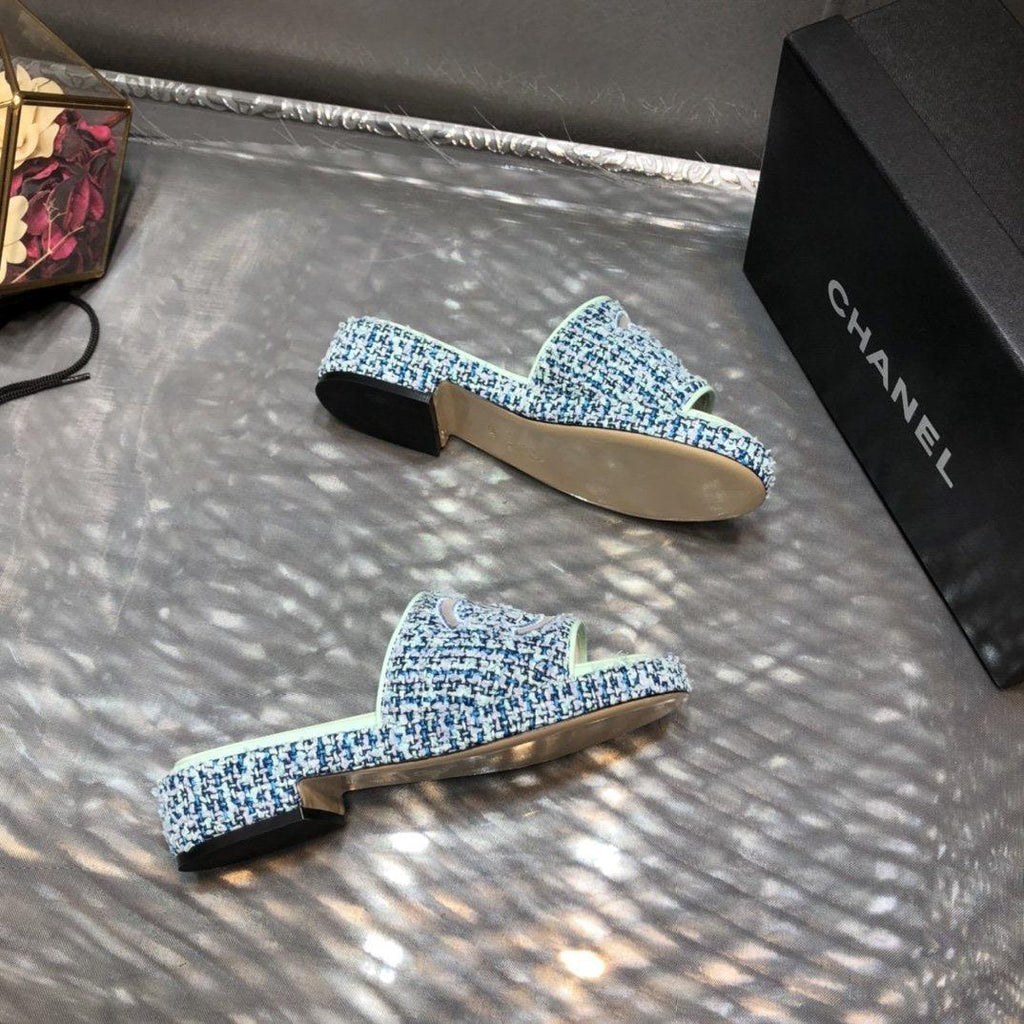 Sandals by Chanel - product photo shown in the listing for this item.