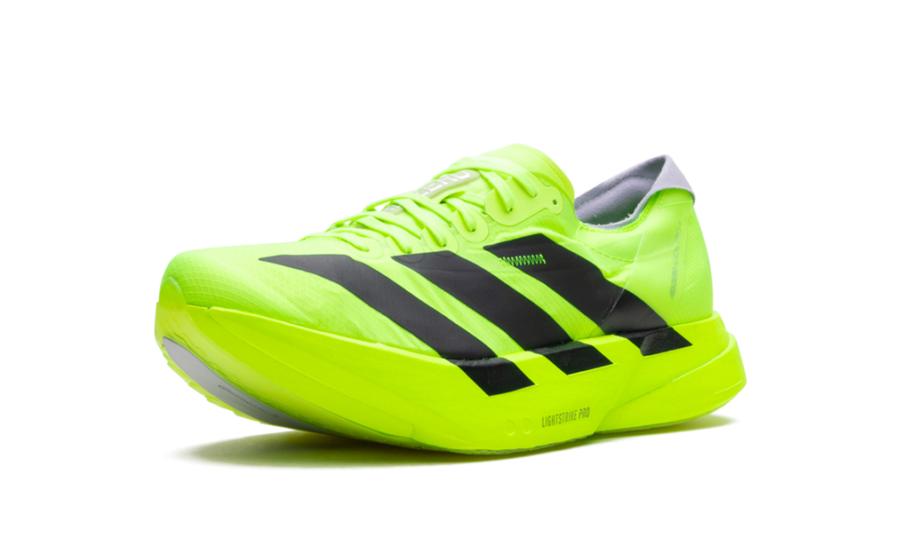 "Lucid Lemon Black" Adizero Adios Pro 4 JR6364 - product image from the listing.
