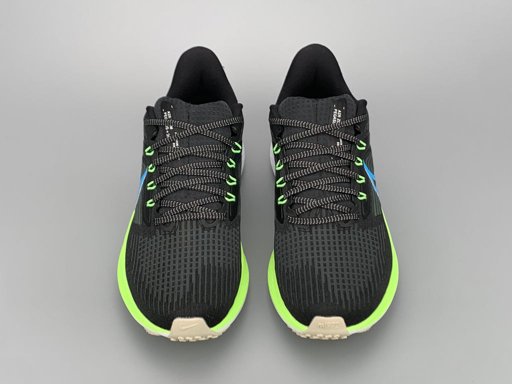 Nike Air Zoom Pegasus 39 Running Shoes in Black Green DO7435-900 - product image from the listing.