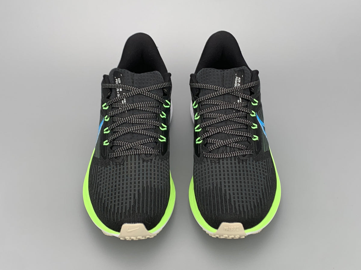 Nike Air Zoom Pegasus 39 Running Shoes in Black Green DO7435-900 - product image from the listing.