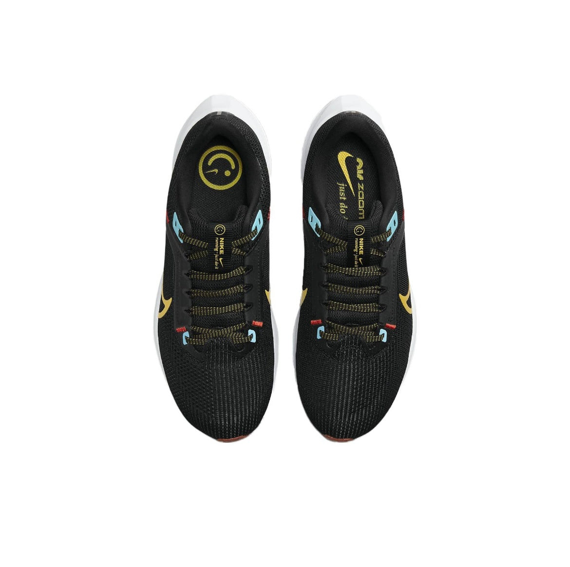 Nike Air Zoom Pegasus 40 Running Shoes in Black White DV3854-002 - product image from the listing.