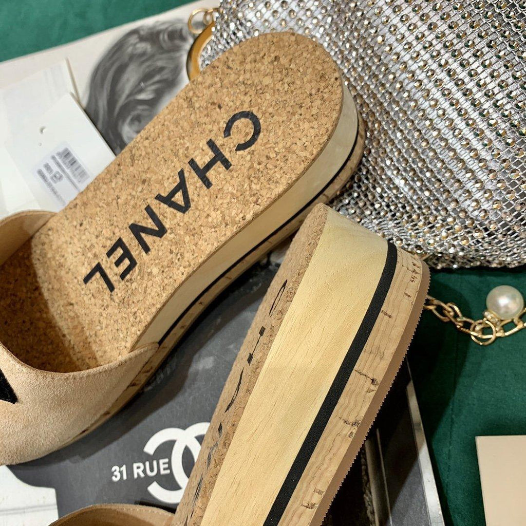 Sandals by Chanel - product photo shown in the listing for this item.