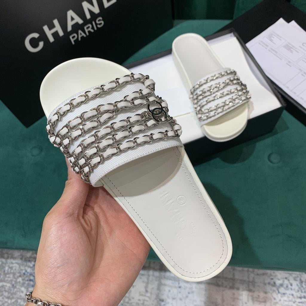 Sandals by Chanel - product photo shown in the listing for this item.