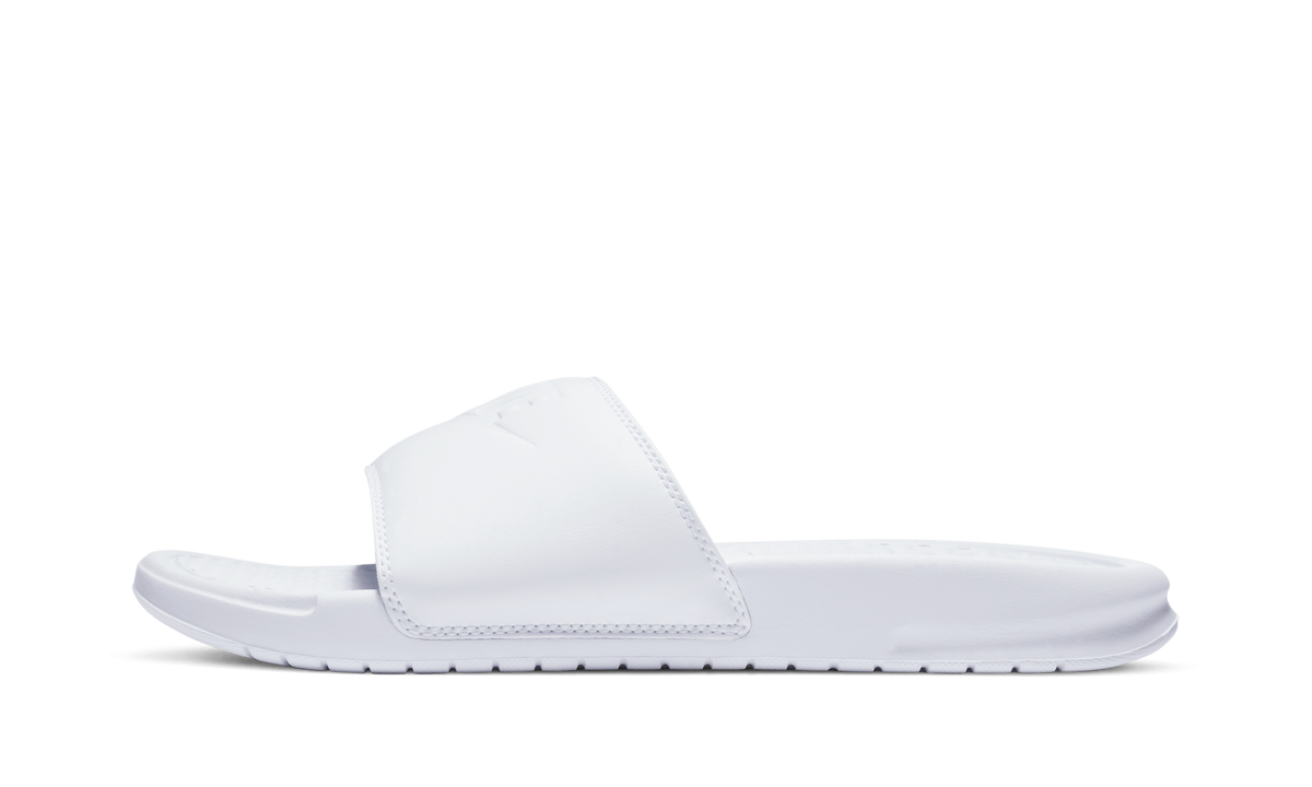 Women's Benassi JDI Slide "White" 343881-115 - product image from the listing.