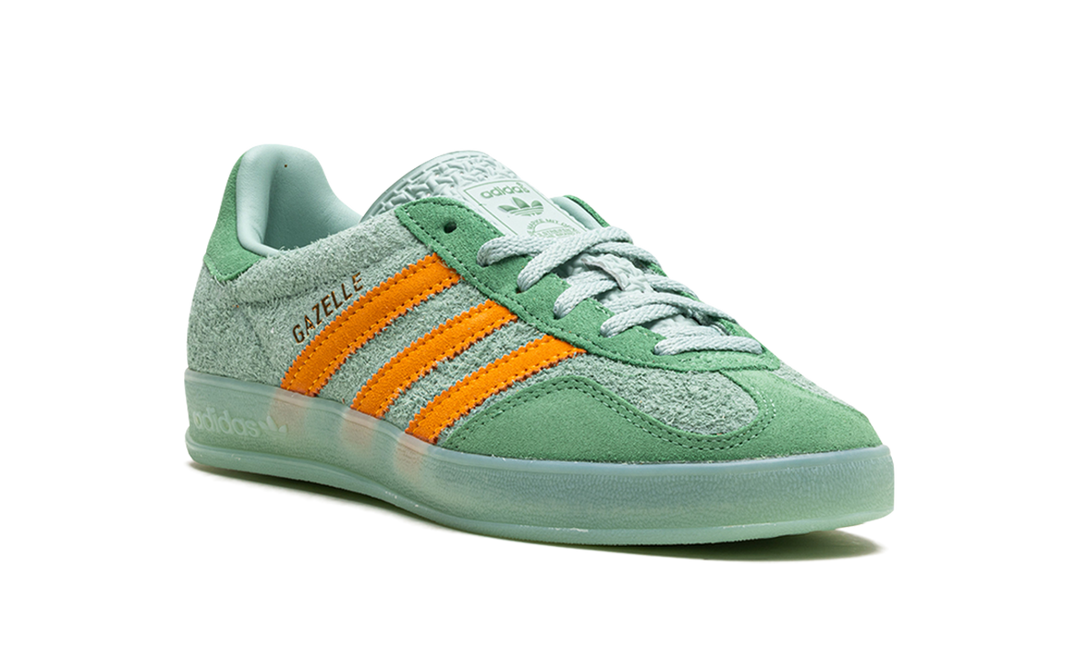 Women's Gazelle Indoor "Hazy Green Crew Yellow" IG6783 - product image from the listing.