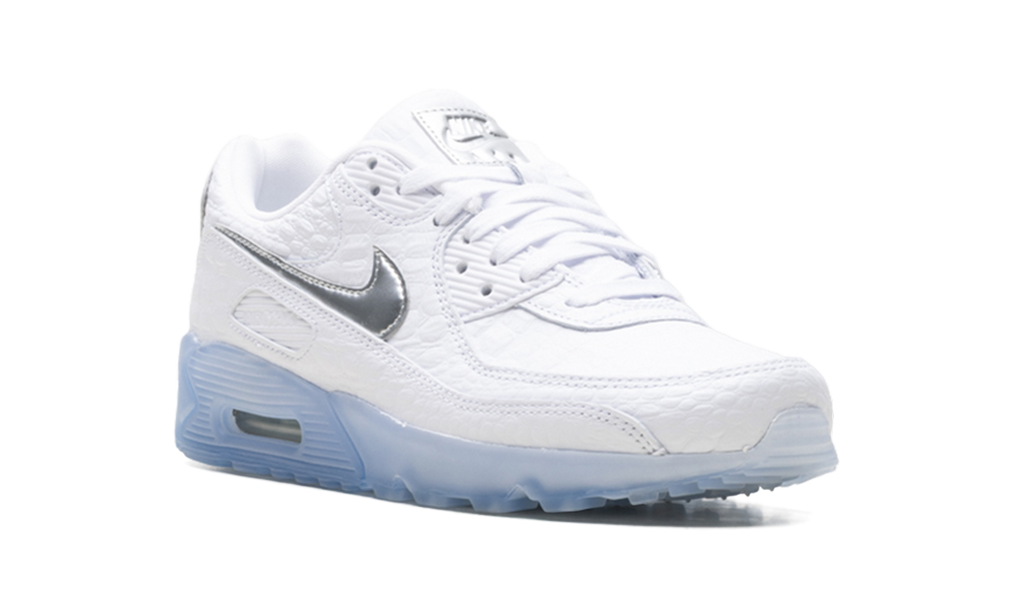 "White Croc Blue Tint" Air Max 90 Terrascape IU3638 100 - product image from the listing.