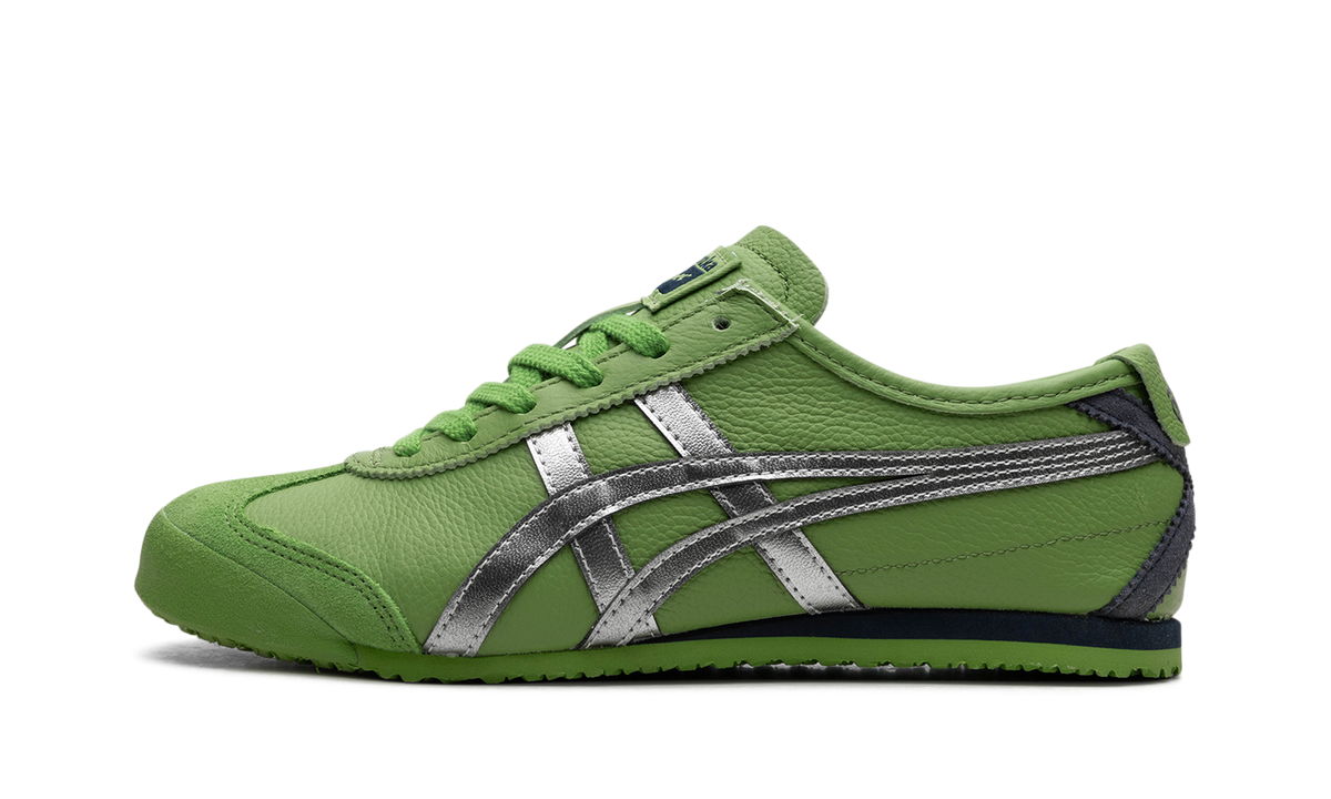 Onitsuka Tiger Mexico 66 Garden in Green Pure Silver 127116 - product image from the listing.