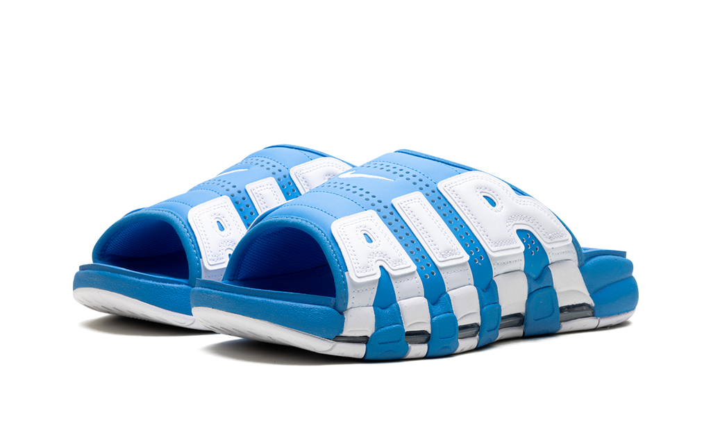 "University Blue" Nike Air More Uptempo Slide FD9884 400 - product image from the listing.