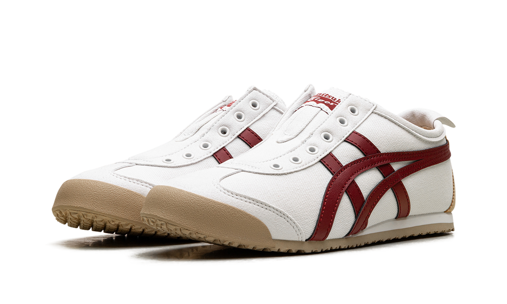 Onitsuka Tiger Mexico 66 Slip On in Off White Beet Juice 216657 - product image from the listing.