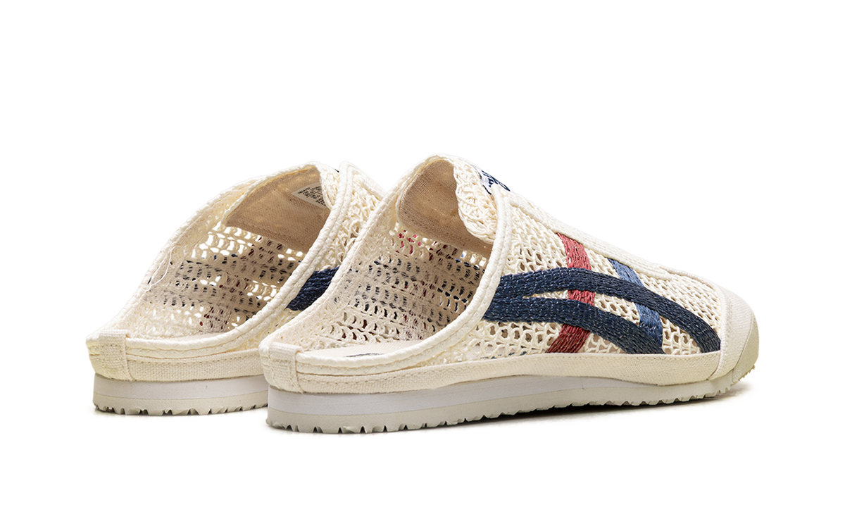 Onitsuka Tiger Mexico 66 Sabot in Cream Mako Blue Red 216658 - product image from the listing.