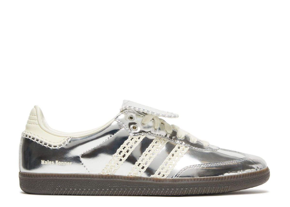 Adidas Wales Bonner X Samba Silver Metallic Sneaker - product image from the listing.