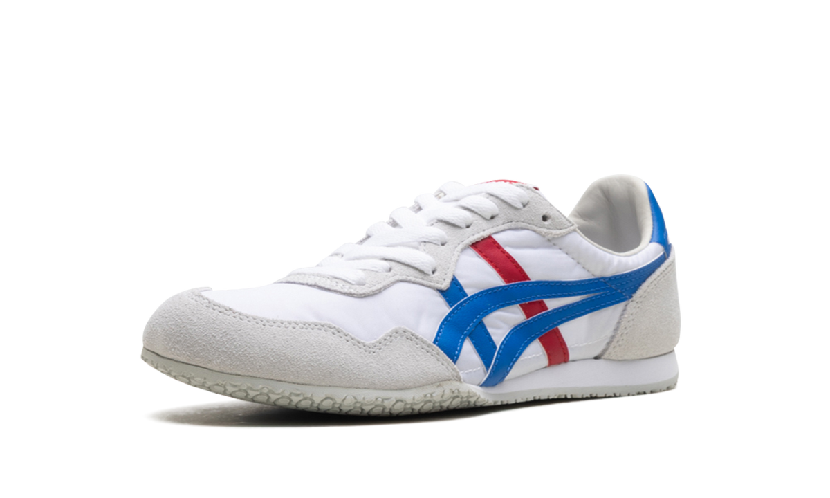 Onitsuka Tiger Serrano in White Directoire Blue Red 155166 - product image from the listing.