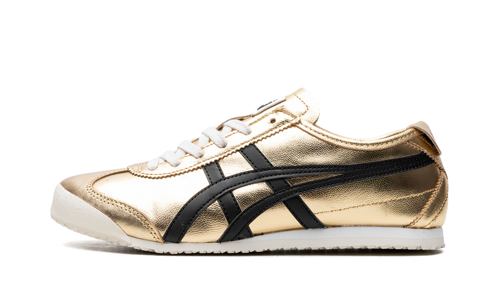 Onitsuka Tiger Mexico 66 in Gold Black 124860 - product image from the listing.