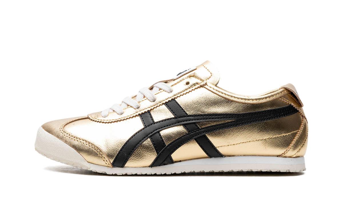 Onitsuka Tiger Mexico 66 in Gold Black 124860 - product image from the listing.