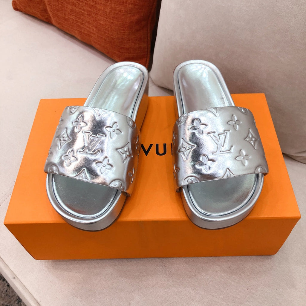 Platform Slides (Silver) - LV - product image from the listing.