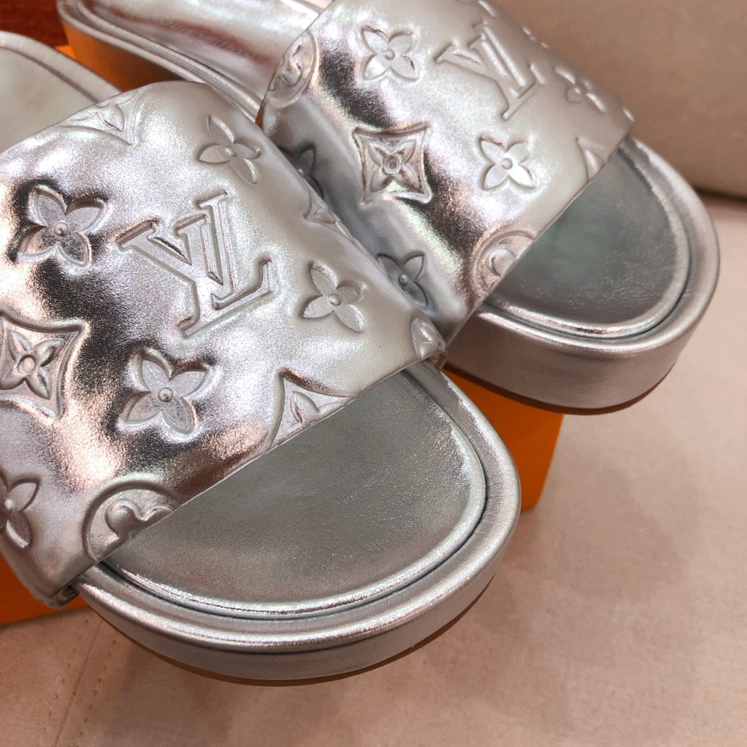 Platform Slides (Silver) - LV - product image from the listing.
