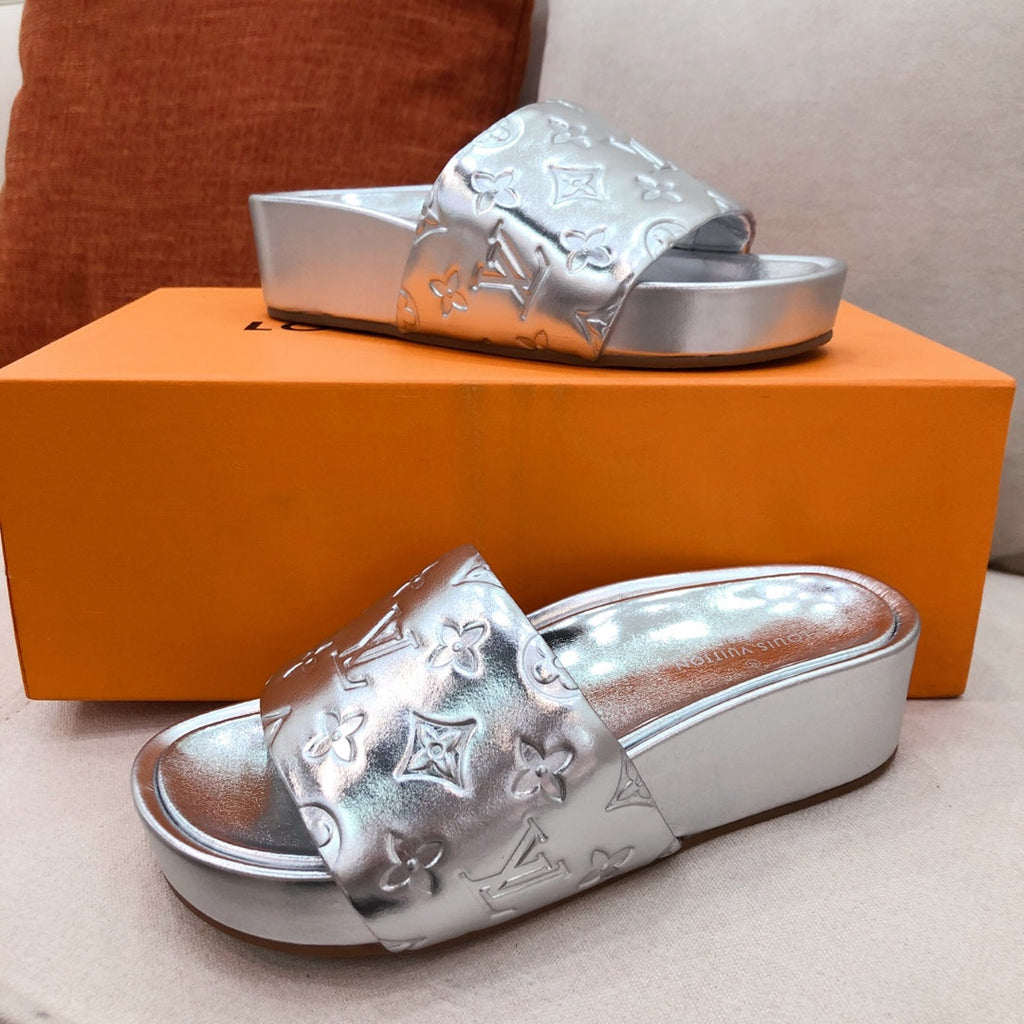 Platform Slides (Silver) - LV - product image from the listing.