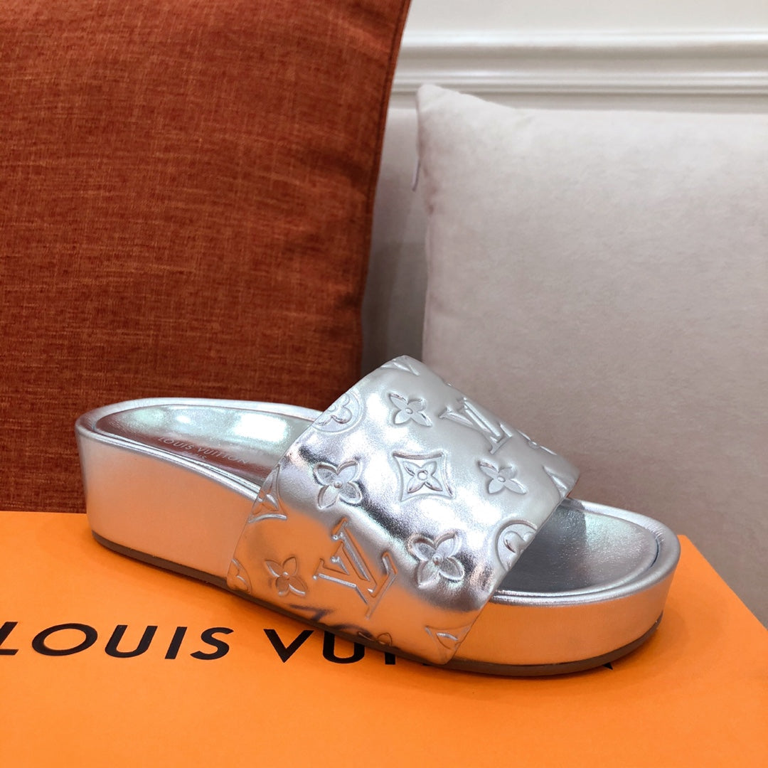 Platform Slides (Silver) - LV - product image from the listing.