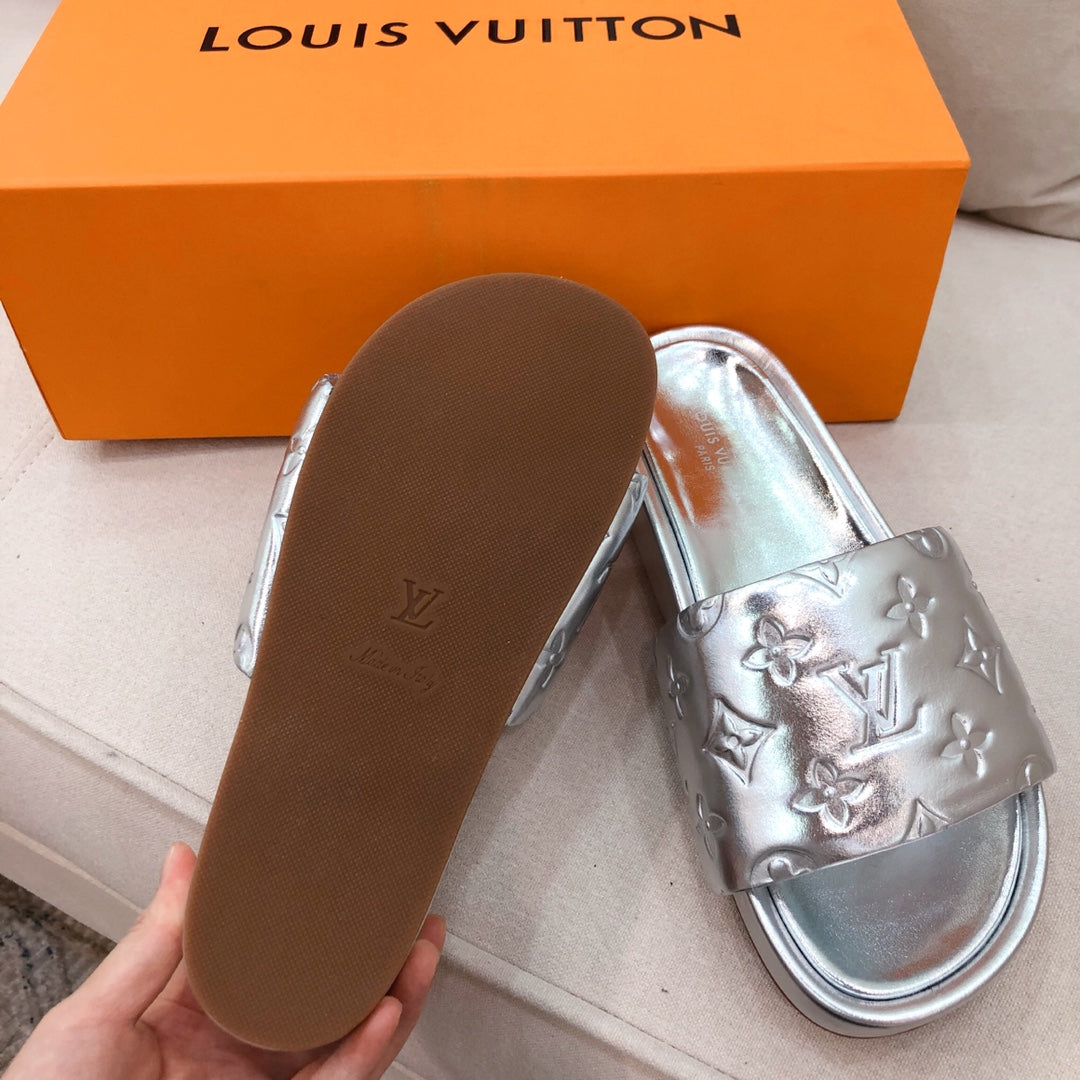 Platform Slides (Silver) - LV - product image from the listing.