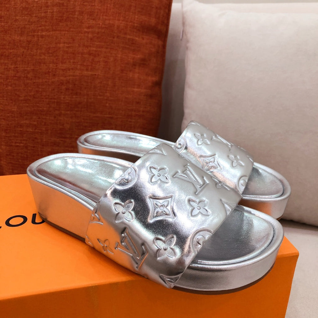 Platform Slides (Silver) - LV - product image from the listing.