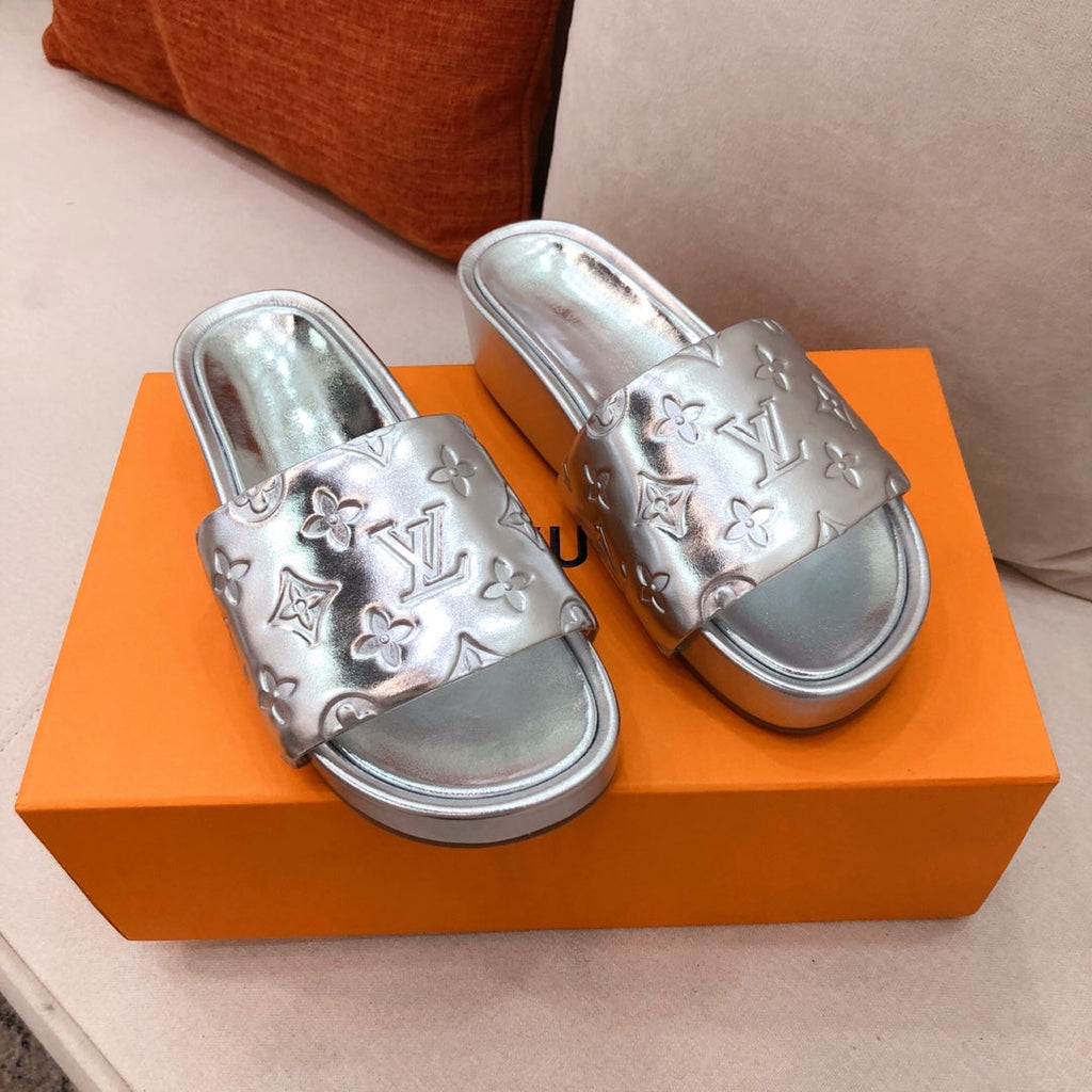 Platform Slides (Silver) - LV - product image from the listing.