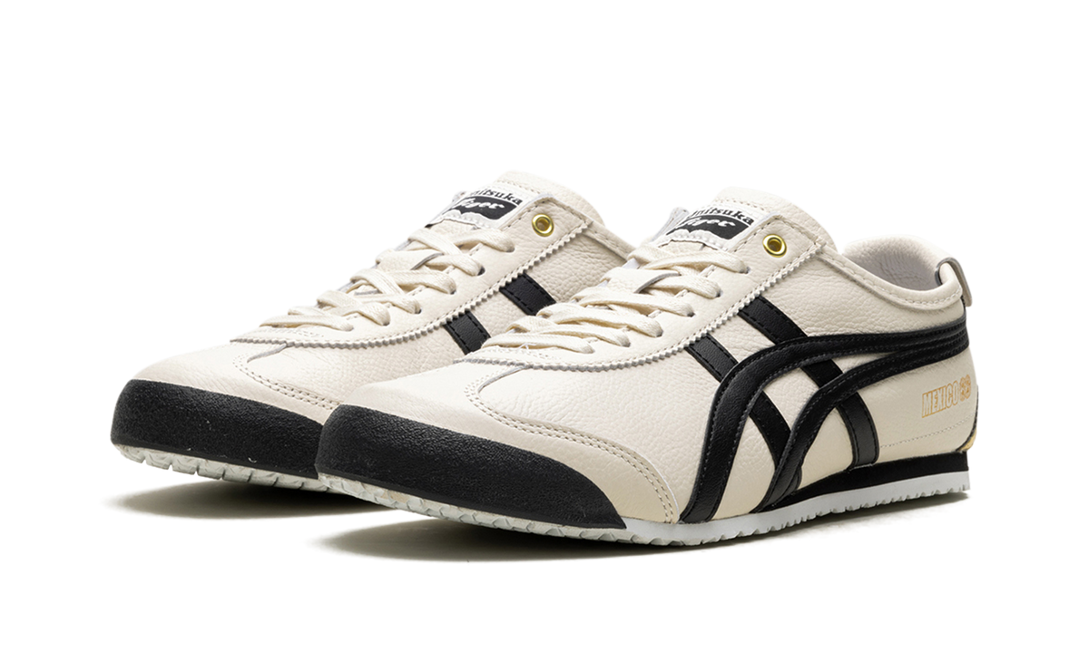 Onitsuka Tiger Mexico 66 in Cream Black Gold 128032 - product image from the listing.