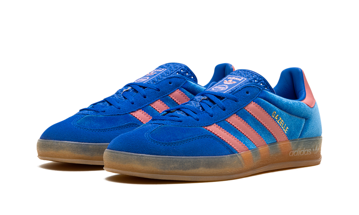 Women's Gazelle Indoor "Velvet Pack - Blue" IG6785 - product image from the listing.