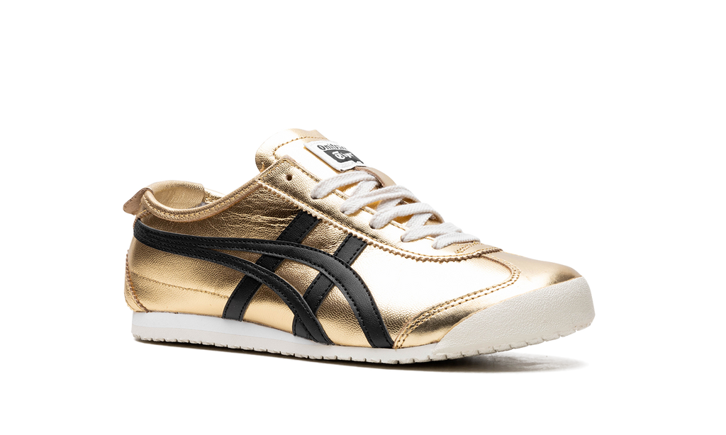 Onitsuka Tiger Mexico 66 in Gold Black 124860 - product image from the listing.