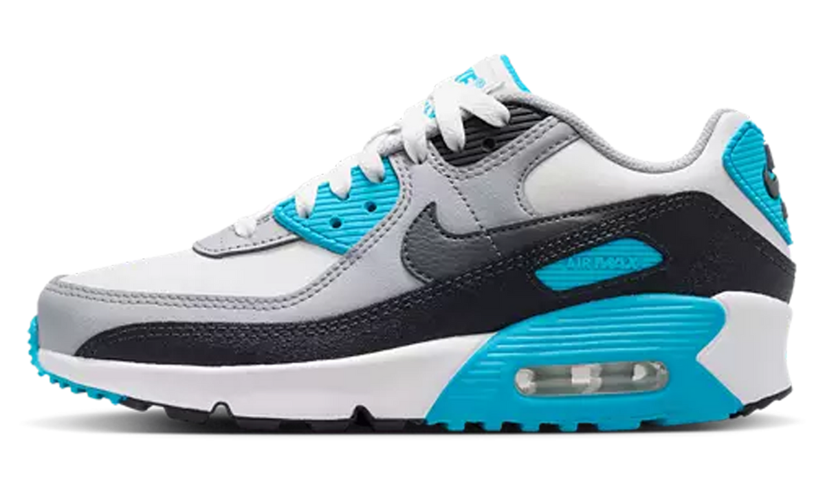 "Platinum Tint Blue Lightning" Air Max 90 LTR GS CD6864 034 - product image from the listing.