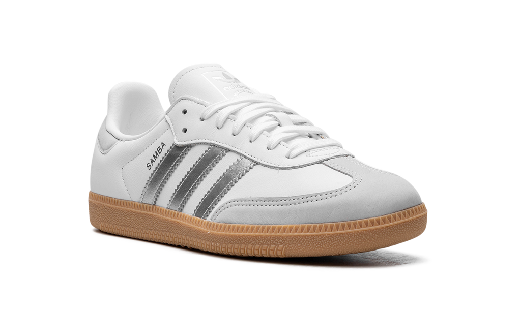Women's Samba OG "White Silver Metallic Grey" JI2725 - product image from the listing.