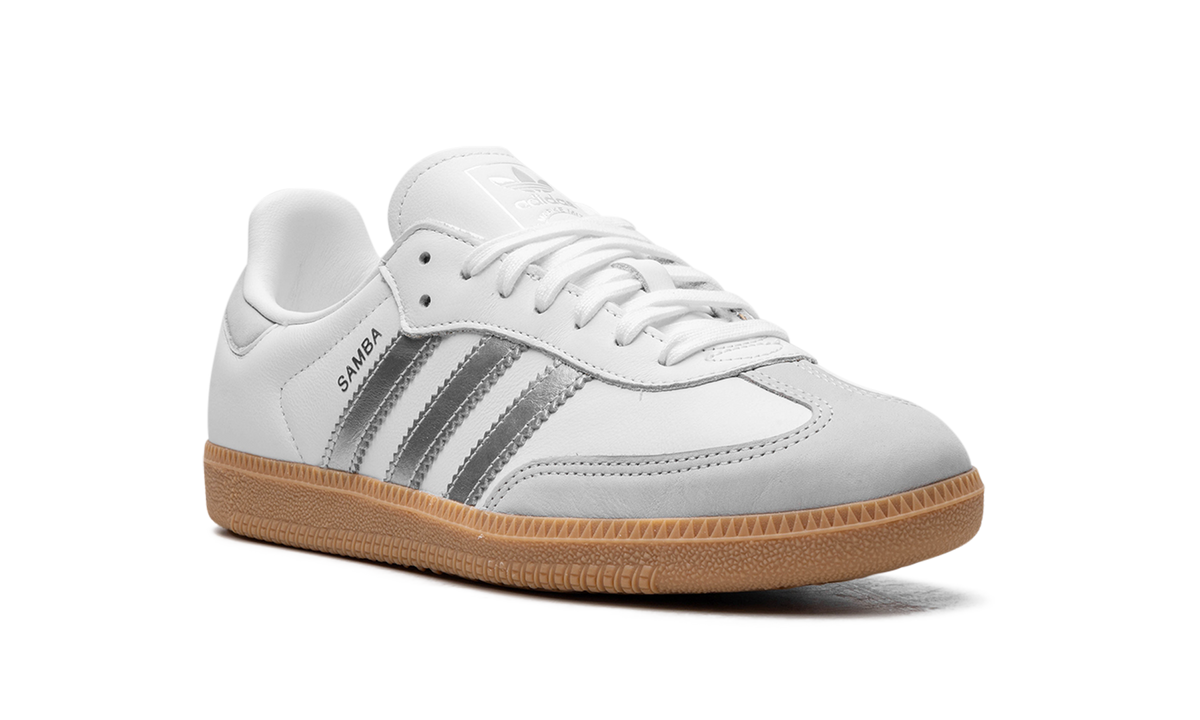 Women's Samba OG "White Silver Metallic Grey" JI2725 - product image from the listing.