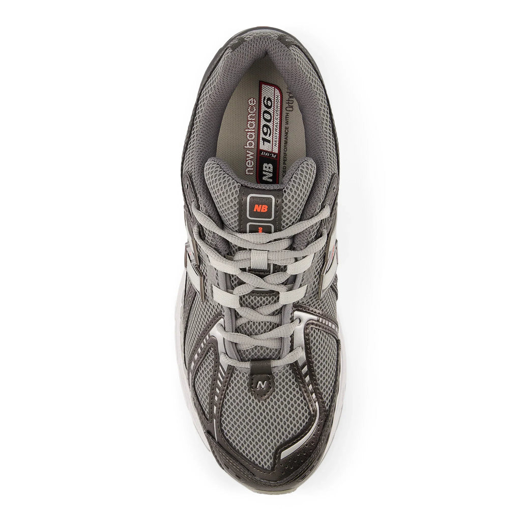 New Balance 1906R - SLATE-GREY/URGENT RED/METALLIC for Men - product image from the listing.