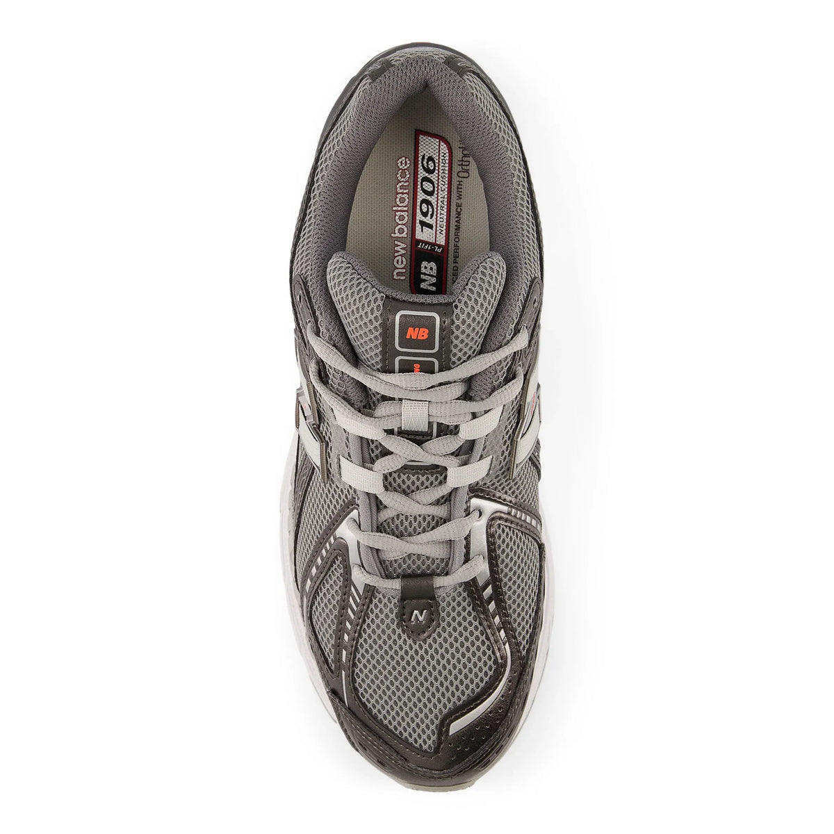 New Balance 1906R - SLATE-GREY/URGENT RED/METALLIC for Men - product image from the listing.