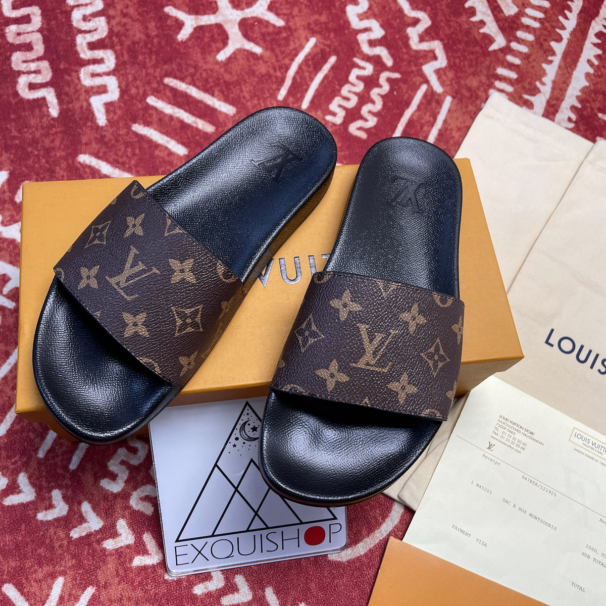 waterfront Slide by Louis Vuitton - product image from the listing.