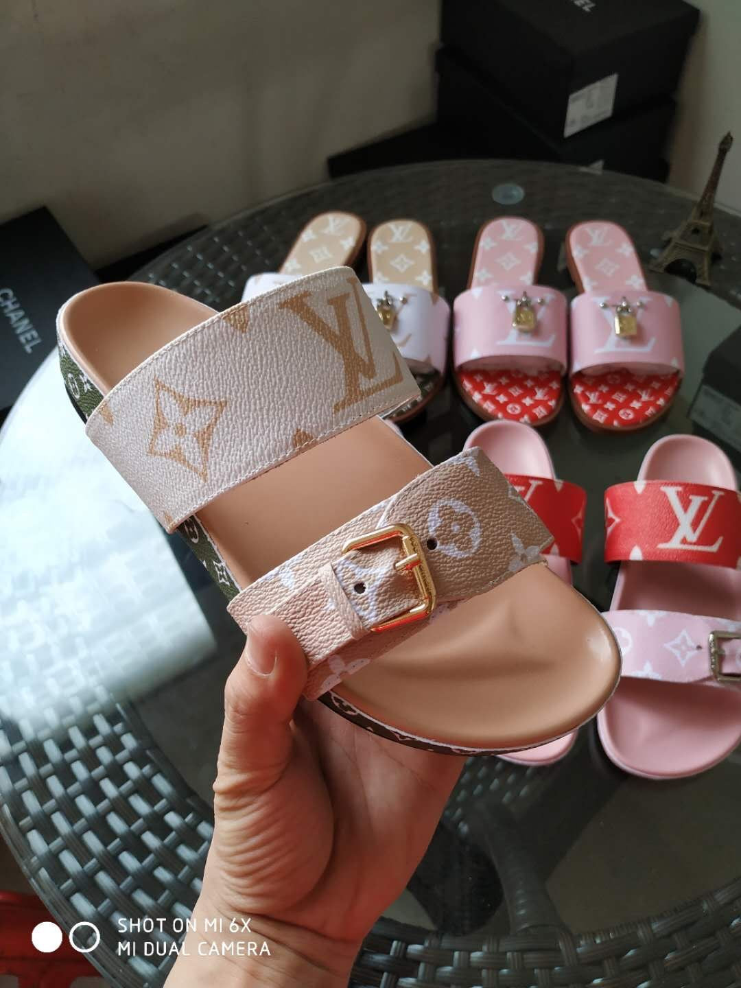 sandals US by Lv - product photo shown in the listing for this item.